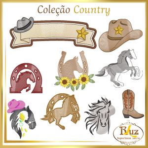 Matrizes de Bordado Coleção Country
