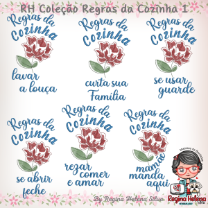 Matrizes de Bordado Regras da Cozinha 1